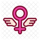 Angel Womens Day Wing Icon