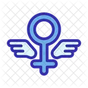 Angel Womens Day Wing Icon