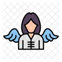 Christmas Wings Love Icon