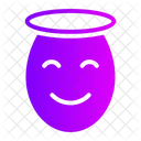 Angel Emoji Smileys Icon
