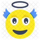 Angel Emoji Emoticon Emotag Icon