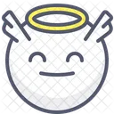 Angel Happy Face Icon