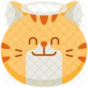 Angel Emoticon Cat Icon