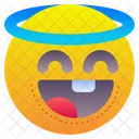 Angel Emoji Emoticon Icon