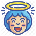 Angel Emoji Emoticons Icon