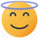Angel Face Emoji Icon