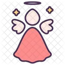 Christmas Holiday Angel Icon