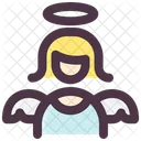 Angel Christmas Decoration Icon