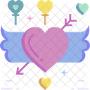 Angel Love Heart Icon