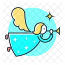Angel Fairy Christmas Icon
