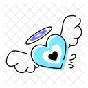Angel Love Heart Icon