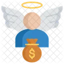 Angel Investor Angel Money Bag Icon