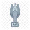 Statue Angel Funeral Icon