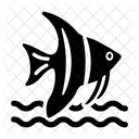 Angelfish Coral Fish Banner Fish Icon