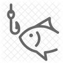 Fisch Haken Essen Symbol