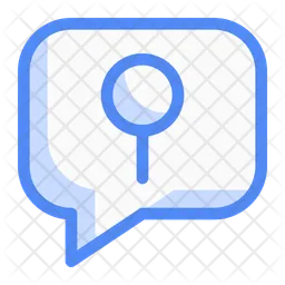 Angepinnter Chat  Symbol