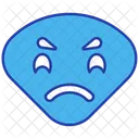 Angry Face Emoji Emoticon Icon