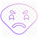 Angry Face Emoji Emoticon Icon