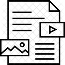 Angewiesen Daten Datei Symbol