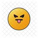 Anggry Face With Tongue  Icon