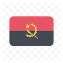 Angl Angola Flag Country Icon
