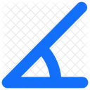 Math Symbols Angle Acute Icon