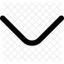 Angle Down Arrow Direction Icon