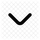 Angle Down Arrow Direction Icon