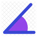 Angle Geometry Wide Icon