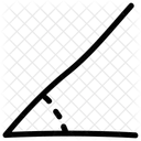 Angle Measured Two Icon