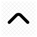 Angle Up Arrow Direction Icon