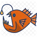 Angler Fish Animal Insect Icon