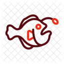 Anglerfish Seahorse Sea Icon