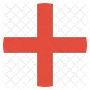 Angleterre Drapeau Cercle Icône