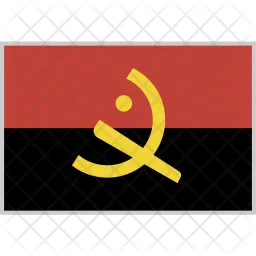 Angola Flag Icon