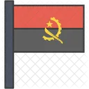Angola African Country Icon
