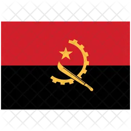 Angola Flag Icon