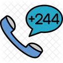 Angola Dial Code  Icon