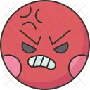 Angry Intense Furious Icon