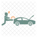 Angry Car Car Repair Icon