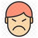 Angry Emotion Face Icon