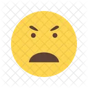 Angry Emoji Face Icon