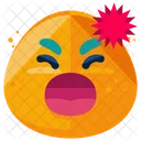Angry Emoji Face Icon