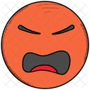 Angry Pouting Face Icon