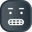 Angry Face Smiley Icon