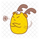 Angry Hostility Sticker Icon