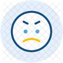 Angry Emoji Expression Icon