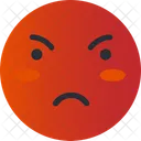 Angry Smiley Avatar Icon