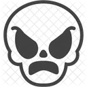 Angry Skeleton Halloween Icon