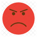 Angry Unhappy Emoji Icon